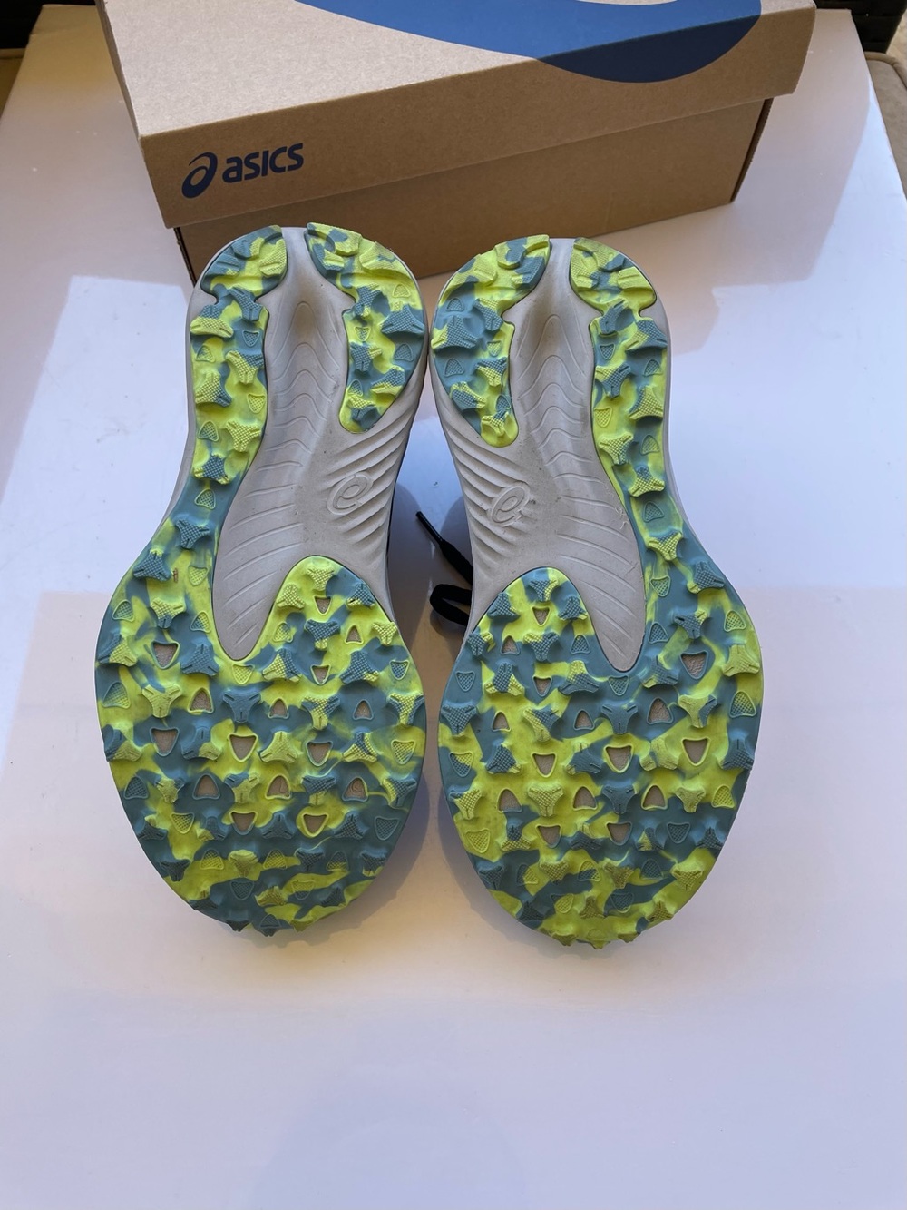 Asics Black Running Sneakers with Pink & Lime Accents - Picture 4 of 5